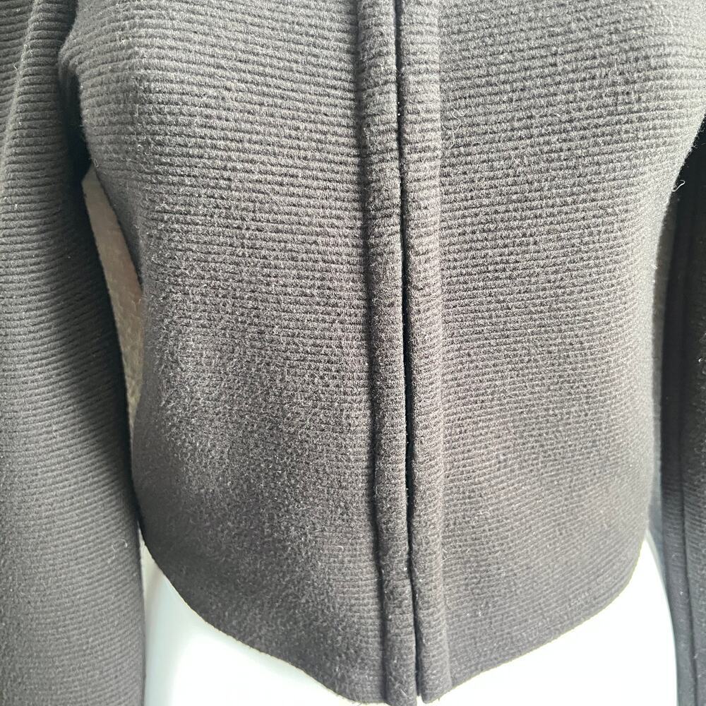 BB Dakota Steve Madden Black Corset Signal Boost Top Women's Small Puff Sleeve - Picture 4 of 8